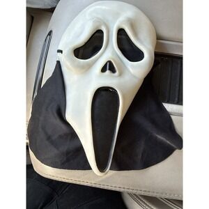 Vtg 90s‎ Easter Unlimited Ghost Face Half Mask Scream HN Right Curved Fun World